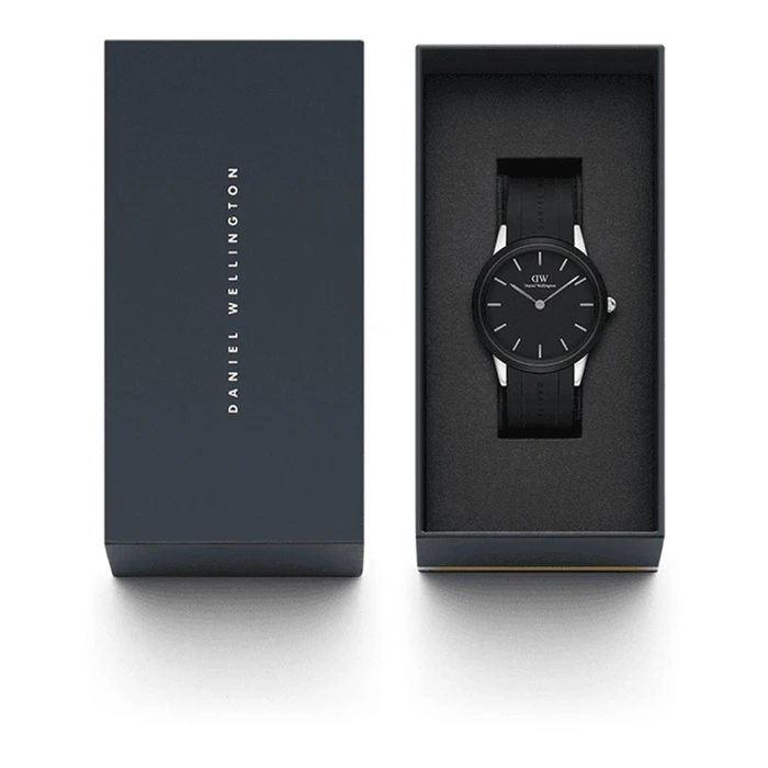 Daniel Wellington Iconic Motion Unisex Watch 40mm Silver/Black (DW00100436)