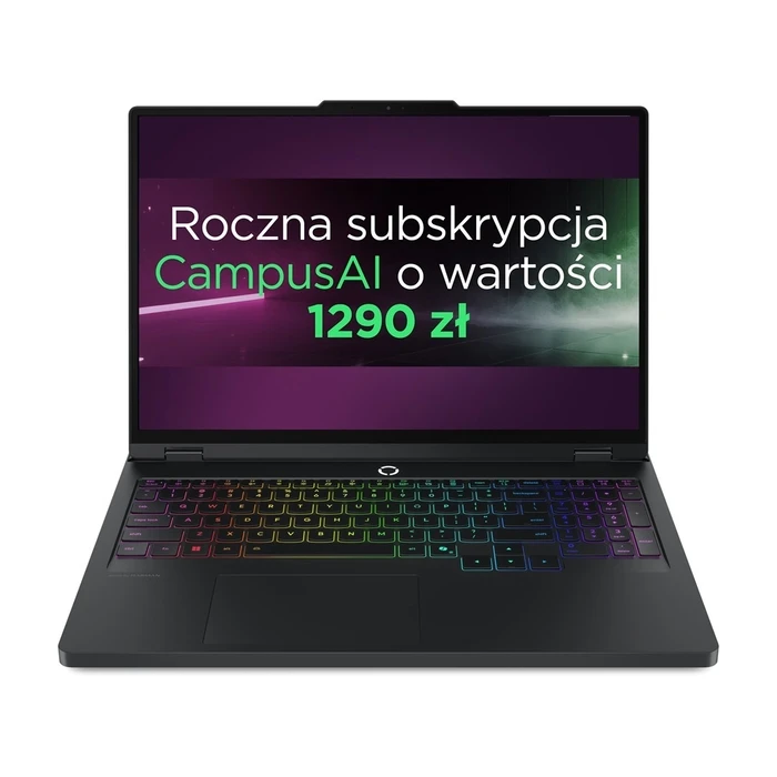 Lenovo Laptop Legion Pro 5 16IAX10 Intel Core Ultra 9 275HX 16 WQXGA 32GB DDR5 1TB SSD NVIDIA GeForce RTX 5060 Wi-Fi 7 Black