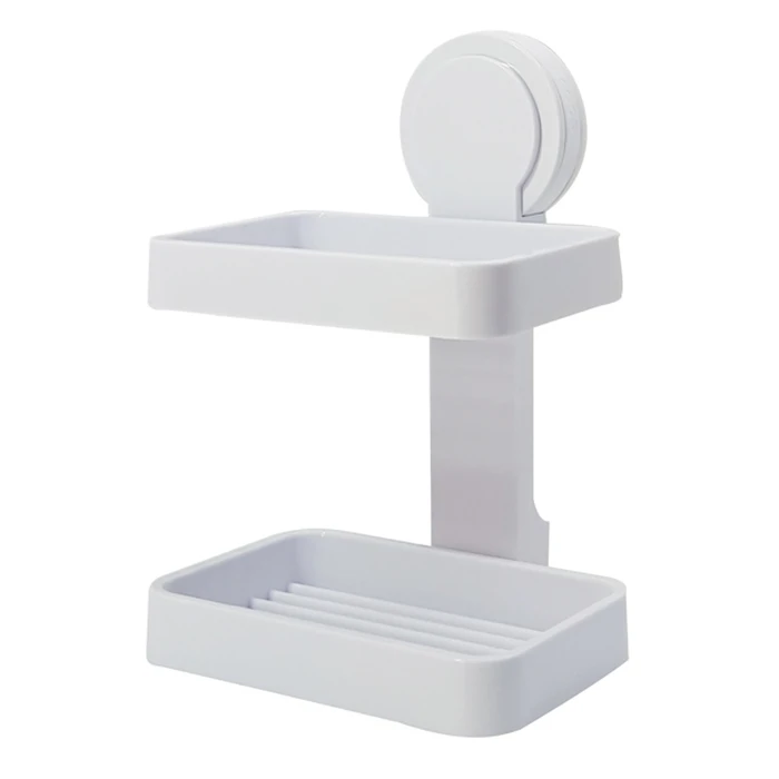 Βάση Σαπουνιού Ecoco E1508, Διπλή, Λευκή