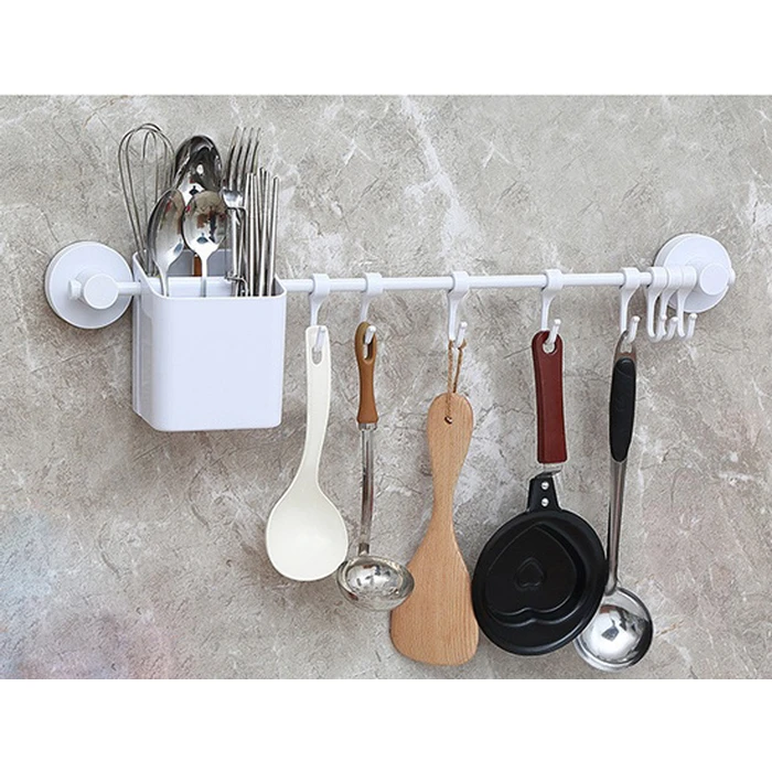 Θήκη Κουζίνας Πλαστική Ecoco E1607, Λευκή