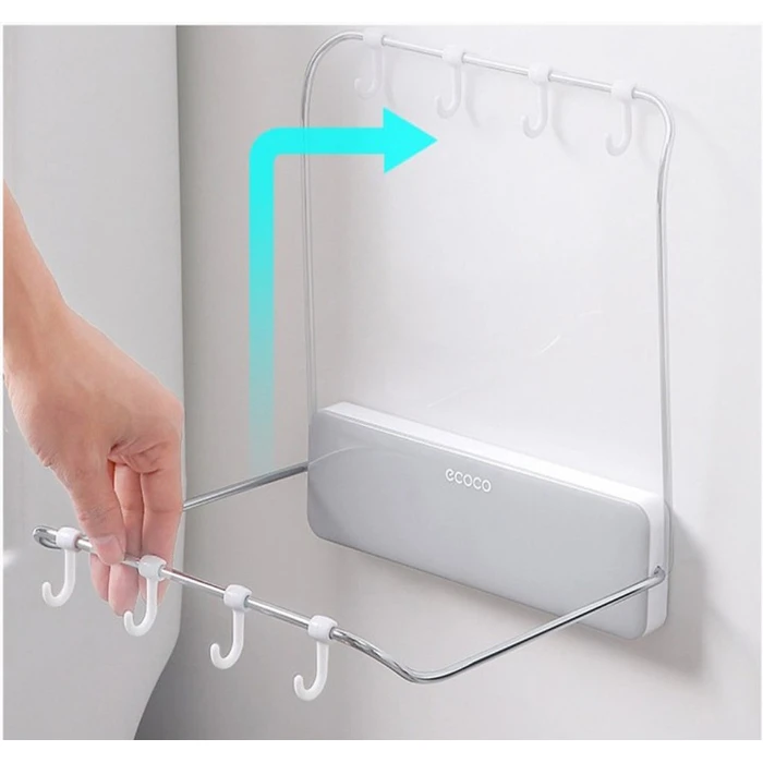 Βάση Τοίχου Ecoco για κουζίνα-μπάνιο E1717, 24x24x7cm, γκρι