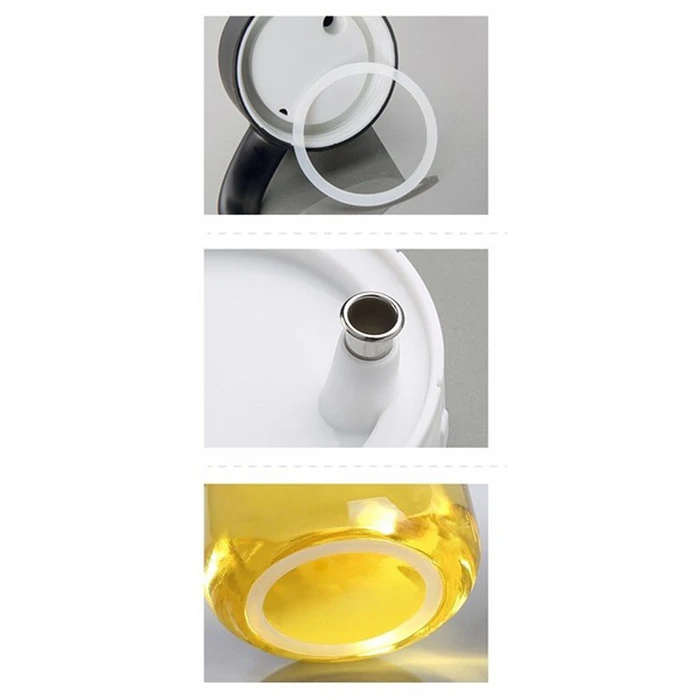 Γυάλινο Δοχείο Ecoco λαδιού-ξιδιού E1809, 600ml, γκρι