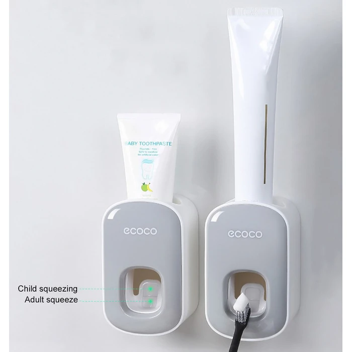 Διανεμητής Οδοντόκρεμας Ecoco E1922, Λευκό-Γκρι