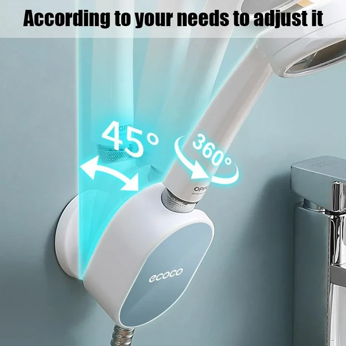 Βάση για Τηλέφωνο Μπάνιου Ecoco E2127, 7.2X6.5X10cm, Γκρι