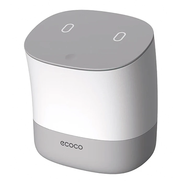 Μίνι Κάδος Απορριμμάτων Ecoco E2241 με Σακούλες, Επιτραπέζιος, 1.5Lt, Λευκός