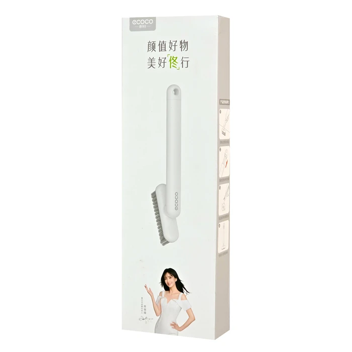 Βούρτσα Καθαρισμού Ecoco E24027, Περιστρεφόμενη, 21X10X4.3Cm, Λευκή