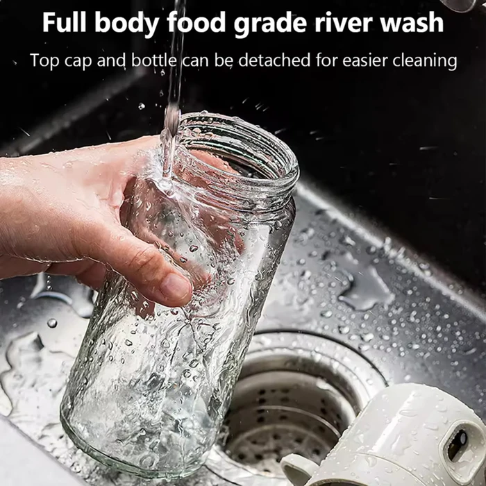 Γυάλινο Δοχείο Λαδιού Ecoco E24235 με Ψεκαστήρα, 250Ml, Γκρι