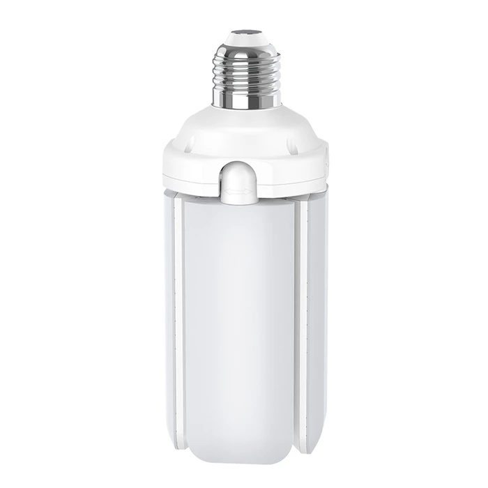 Λάμπα LED Powertech E27-018, 4x αναδιπλούμενα πτερύγια, 52W, 4000K, E27