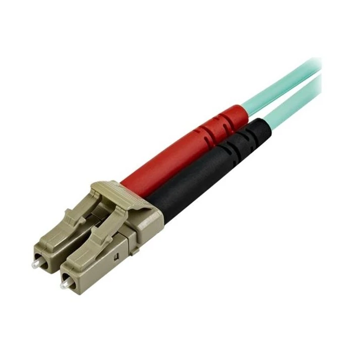 Καλώδιο Οπτικής Ίνας StarTech.com 10 m OM4 LC to LC Multimode Duplex Fiber Optic Patch Cable - Aqua - 50/125