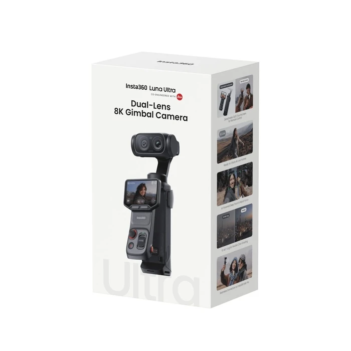 Insta360 Luna Ultra Creator Bundle Μαύρο - Διπλή κάμερα 8K με αισθητήρα 1" Leica Summicron, Triple AI Chip