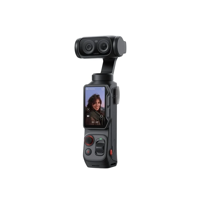 Insta360 Luna Ultra 47GB Action Camera 8K Standard Bundle με Οθόνη Αφής 2" και Wi-Fi Cosmic Black