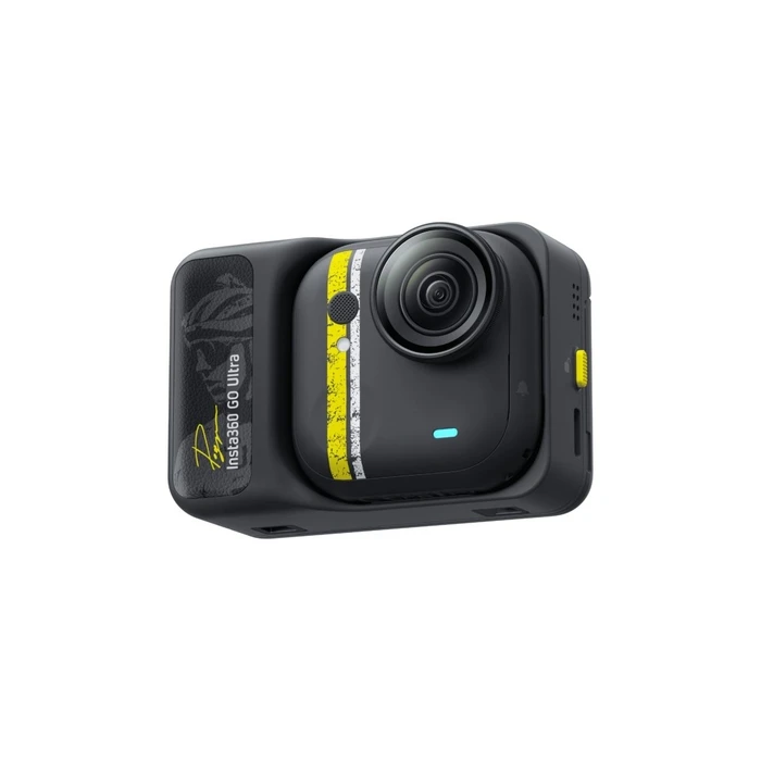 Insta360 GO Ultra Action Camera 4K Ultra HD Υποβρύχια Tadej Pogacar Edition Custom Bike Bundle με Οθόνη Αφής 2.5" και Wi-Fi Midnight Black