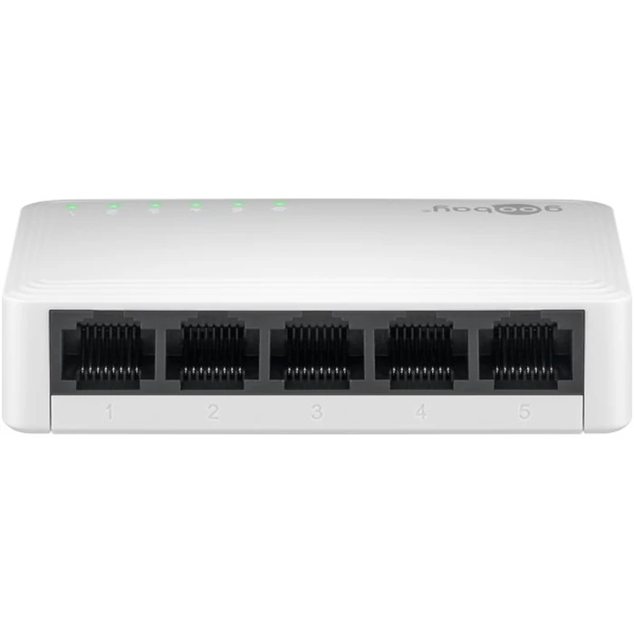 Goobay Gigabit Ethernet Switch 5 Θυρών 64563 - Λευκό
