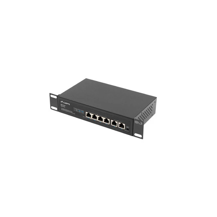 Network Switch Lanberg PoE+ Rack 10"/19" RSFE-4P-2FE-60
