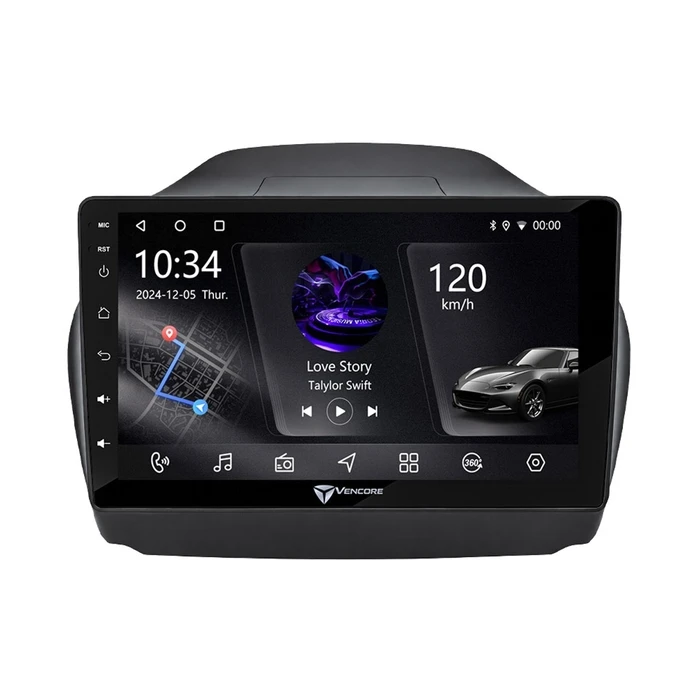 VenCore 3236-10006-0029B Οθόνη Multimedia Android 15 10.1" PX5S με CarPlay/Android Auto για Hyundai IX35 2010-2015