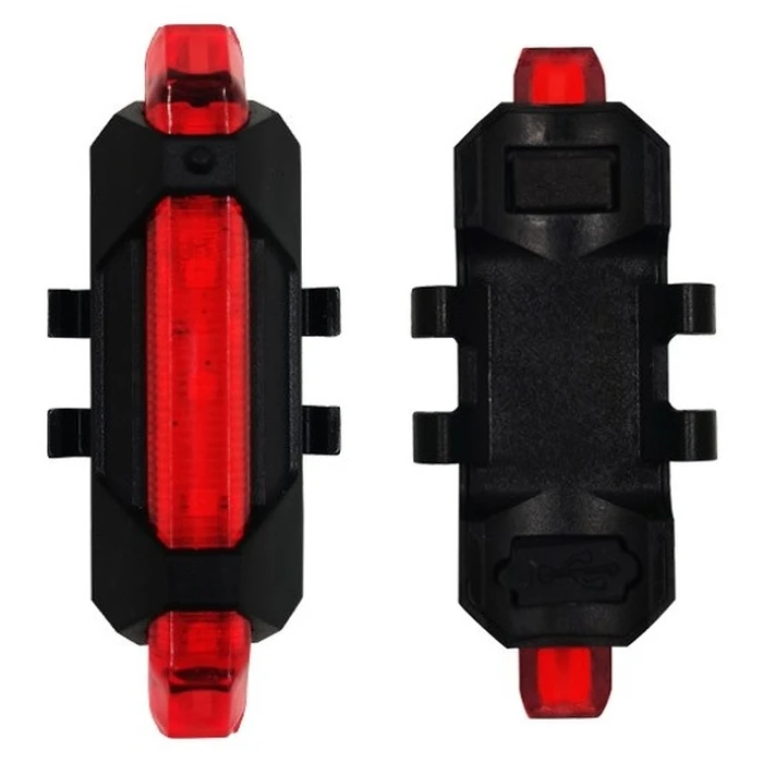 Φώς Ποδηλάτου Entac Πλαστικός 2W Κόκκινο