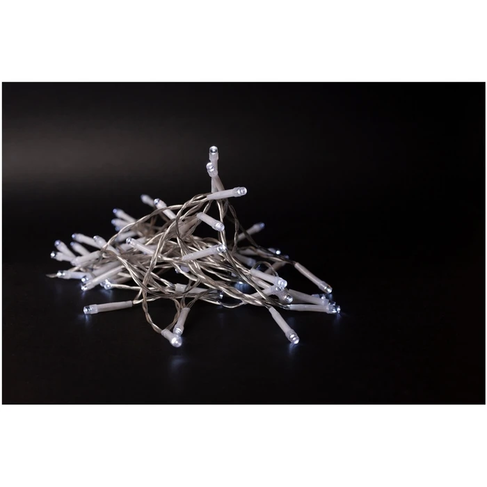 Χριστουγεννιάτικα Λαμπάκια Entac IP44 96 LED με Χρονοδιακόπτη Ψυχρό 7m (3xAA Δεν περιλαμβ.)
