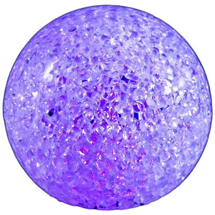 Χριστουγεννιάτικες LED Μπάλες Entac 8εκ Πολύχρωμες (6τμχ)