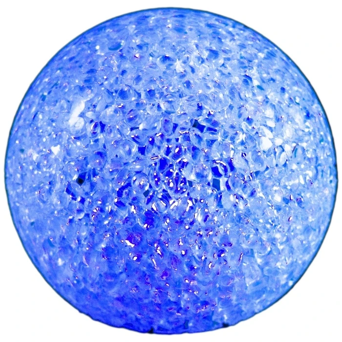 Χριστουγεννιάτικες LED Μπάλες Entac 8εκ Πολύχρωμες (6τμχ)