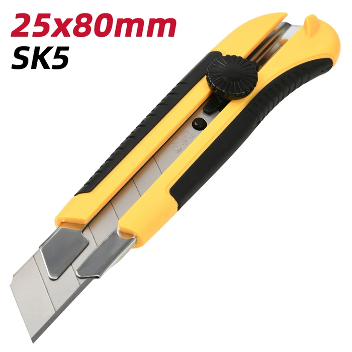 Default DELI Utility Knife 25mm SK5 Yellow
