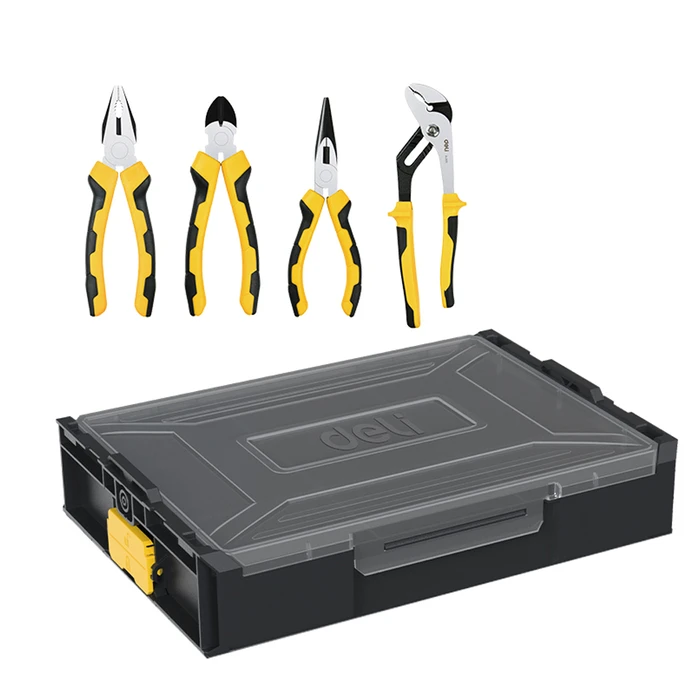 Hand Tools DELI Screwdriver Set 4 Pieces Black