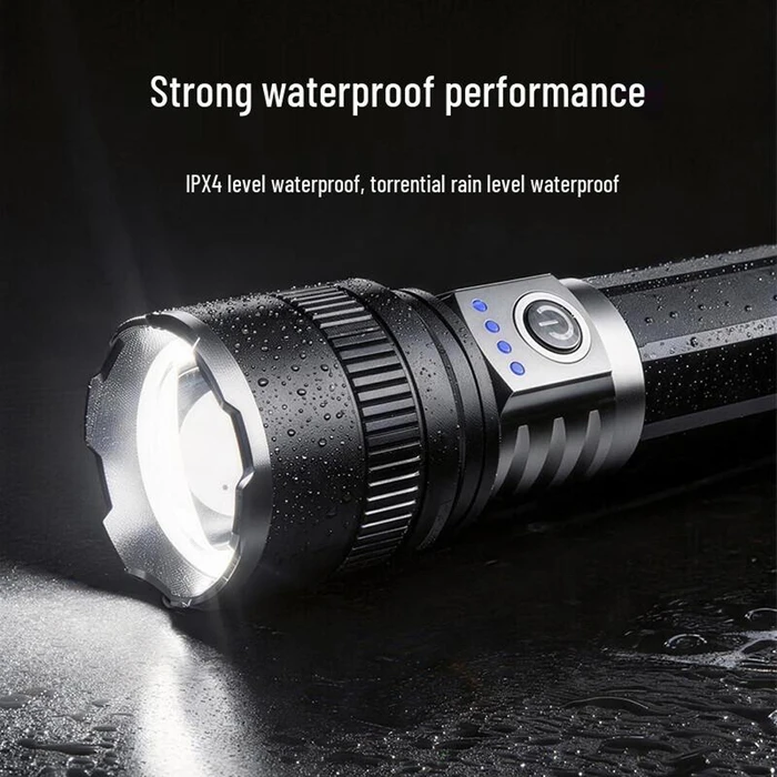 Deli Επαναφορτιζόμενος Φακός LED IPX4 500lm DL551051