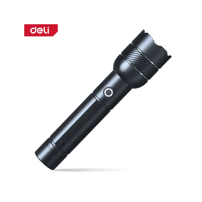 Deli LED Flashlight 200lm DL551053 Black