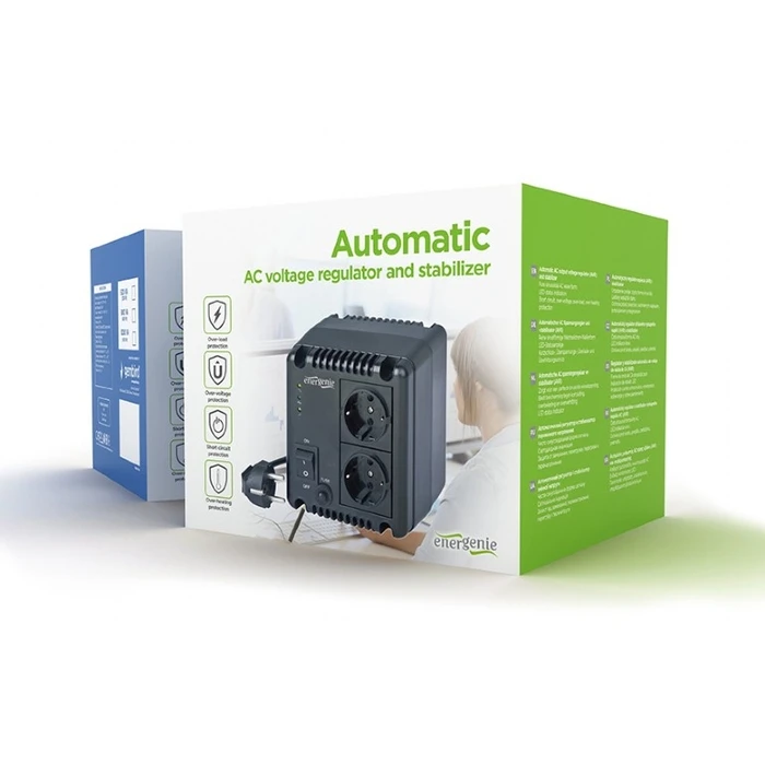 Σταθεροποιητής Τάσης Energenie AUTOMATIC AC VOLTAGE LED 220V AC 1000VA