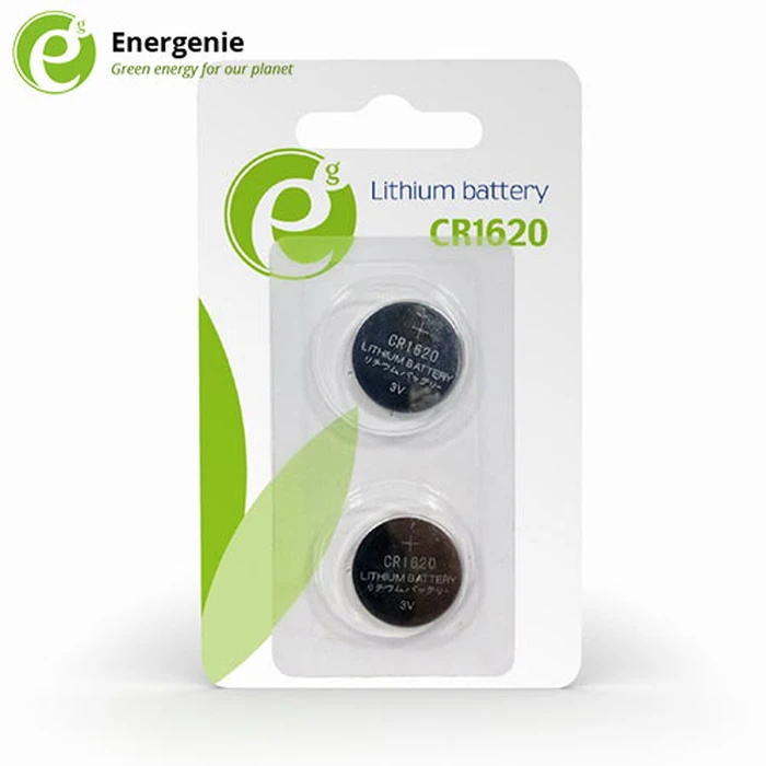 Μπαταρίες Ρολογιών Energenie BUTTON CELL CR1620 2-PACK