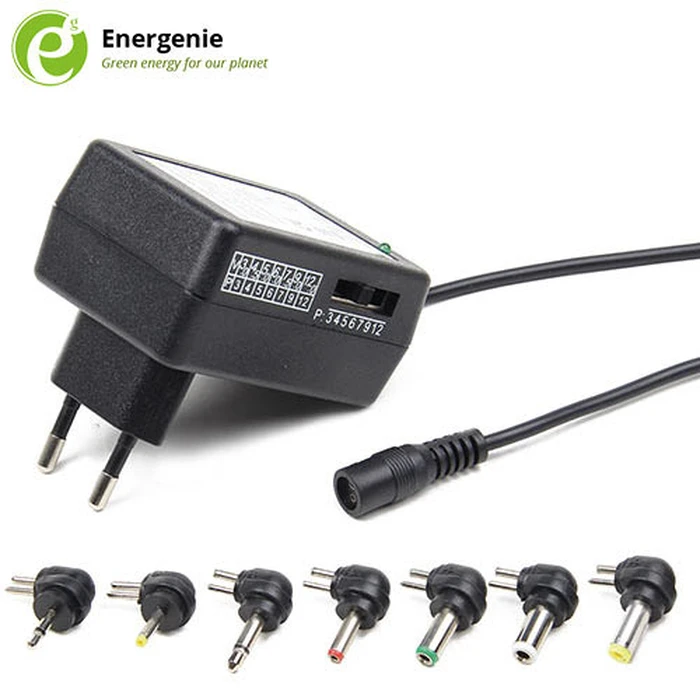 Universal Τροφοδοτικό Energenie 24W AC-DC Adapter