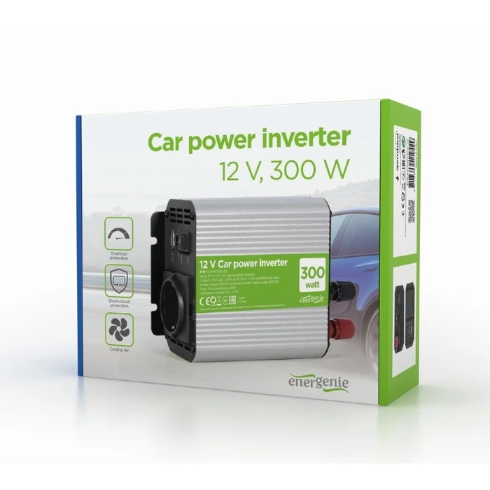 Inverter Αυτοκινήτου Energenie POWER 12V 300W