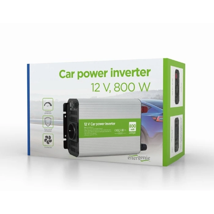 Inverter Αυτοκινήτου Energenie POWER 12V 800W