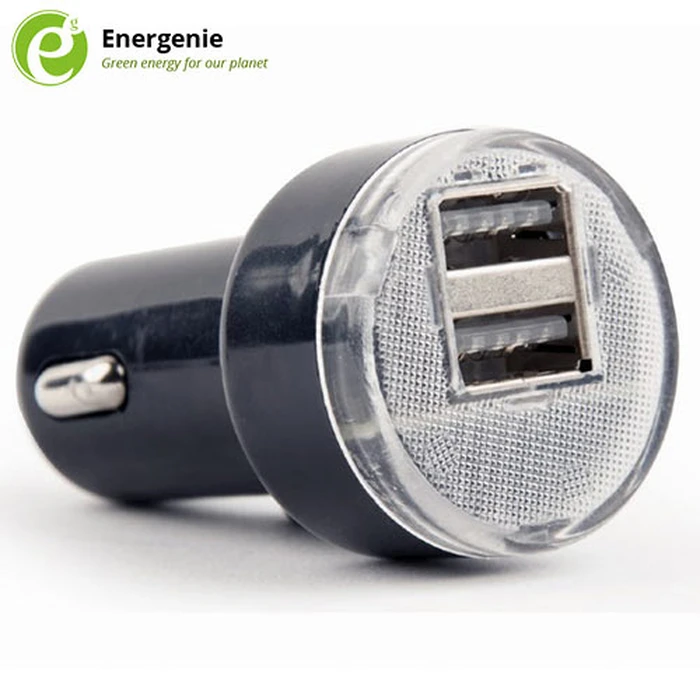 Φορτιστής Αυτοκινήτου Energenie 2-PORT USB 2.1 A Black