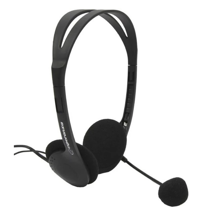 Headset Esperanza με μικρόφωνο Scherzo EH102, 2x 3.5mm, 2.5m, μαύρα