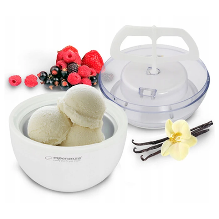 Παγωτομηχανή Esperanza Vanilla EKI001, 0.6L, λευκή