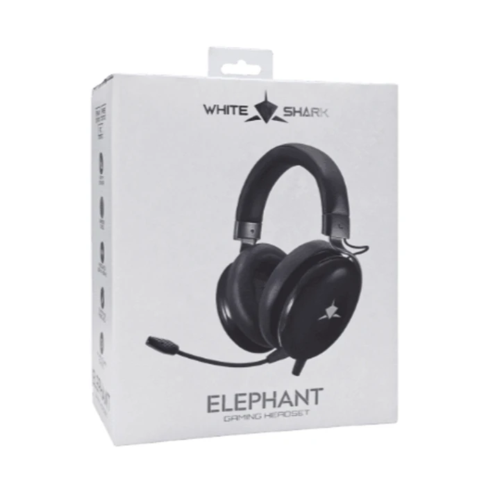 Gaming Headset White Shark Gh-2540 Elephant Black