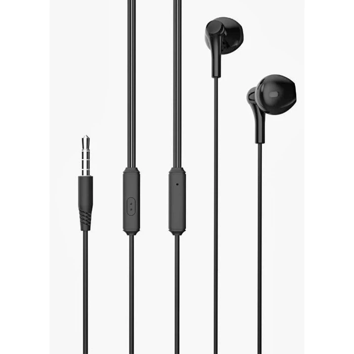 XO EP39 Ακουστικά Handsfree Half In-Ear 1.15μ Μαύρο