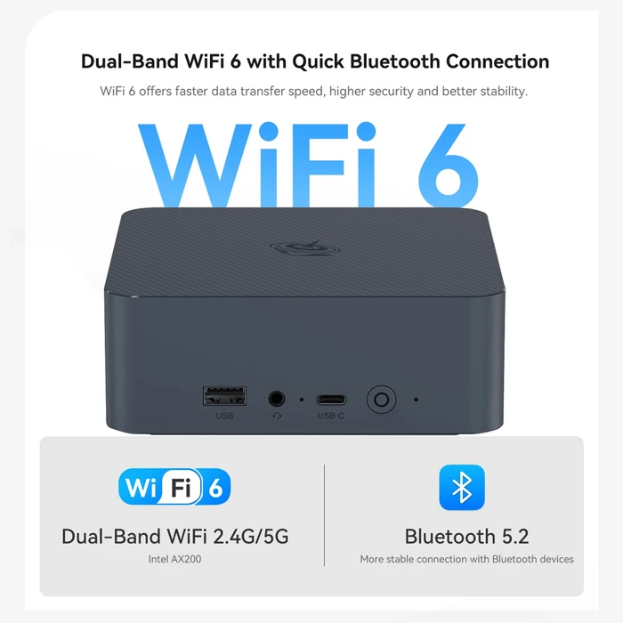 Beelink EQi12 Mini PC (Core i5-1235U/16GB DDR4/500GB SSD/W11 Pro)