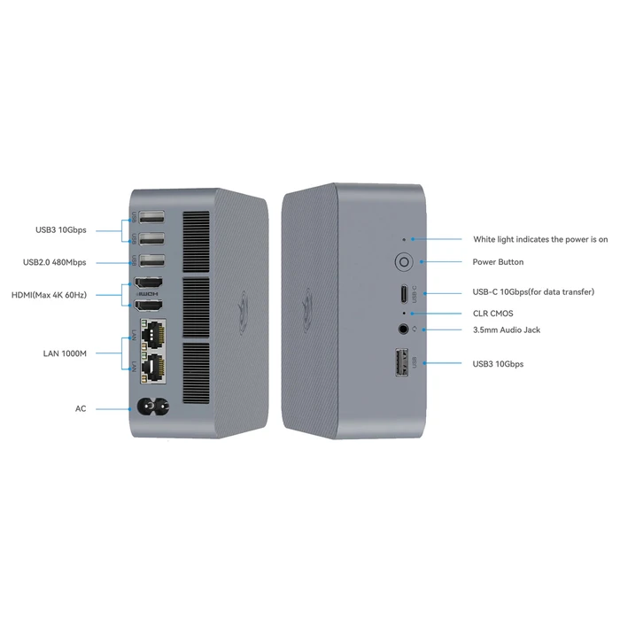 Beelink EQi12 Mini PC (Core i5-1235U/16GB DDR4/500GB SSD/W11 Pro)