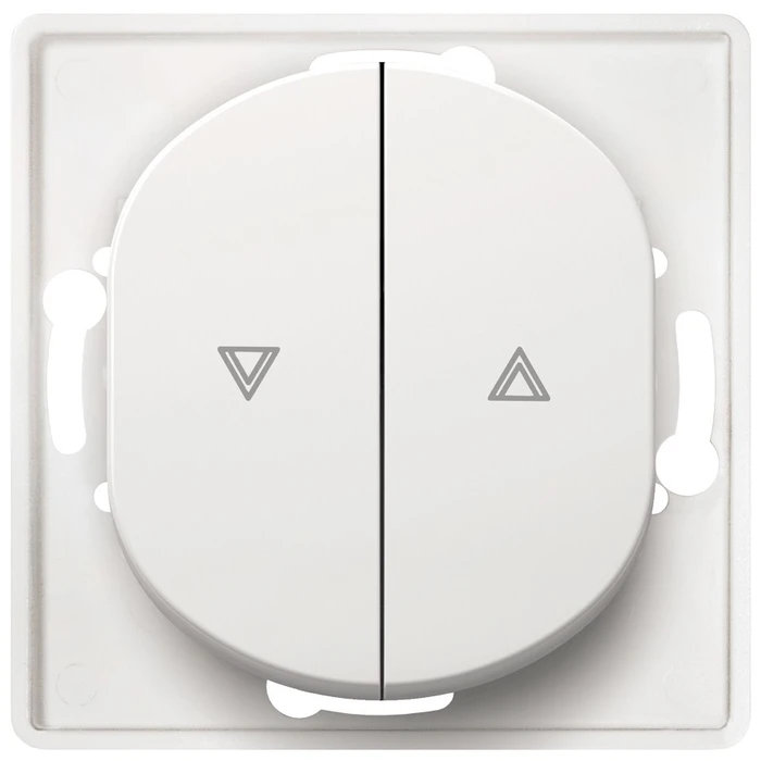 Διακόπτης Τοίχου EON E6075.0 Push-button for rolling shuters without cover frame, white