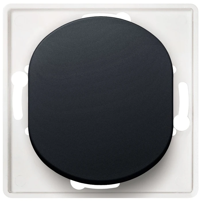 Διακόπτης Τοίχου EON E607.E1 Alternative without cover frame, soft-touch black