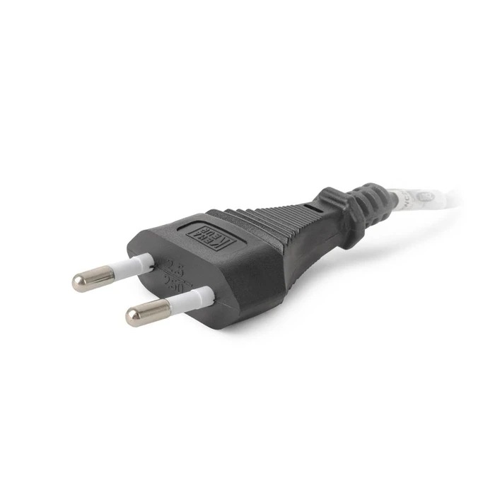 Entac Rewireable Cable 2G0.75 with ON/OFF Switch Black 1m