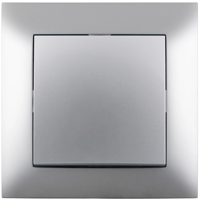 Διακόπτης Τοίχου Entac 101 Arnold Recessed single-pole Silver