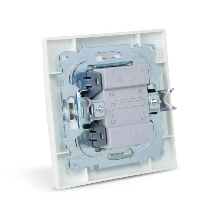 Διακόπτης Τοίχου Entac 107 Arnold Recessed wall intermediate White