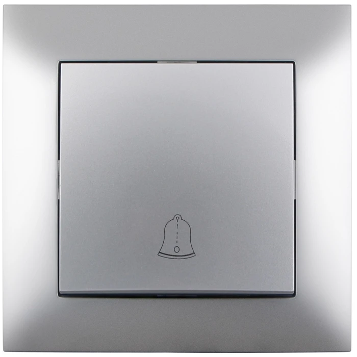 Διακόπτης Entac Arnold Recessed doorbell switch Silver