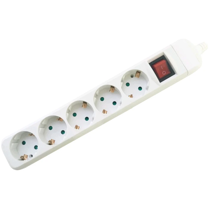 Πολύπριζο Entac 5 Θέσεων Με Διακόπτη Χωρίς Καλώδιο