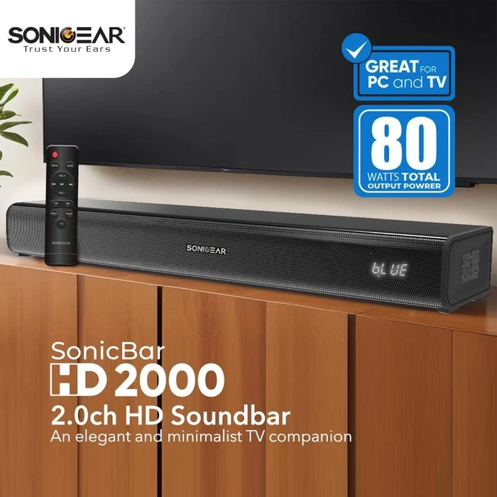 Ηχόμπαρα Sonicgear 2.0ch Hd Sonic Bar Hd 2000