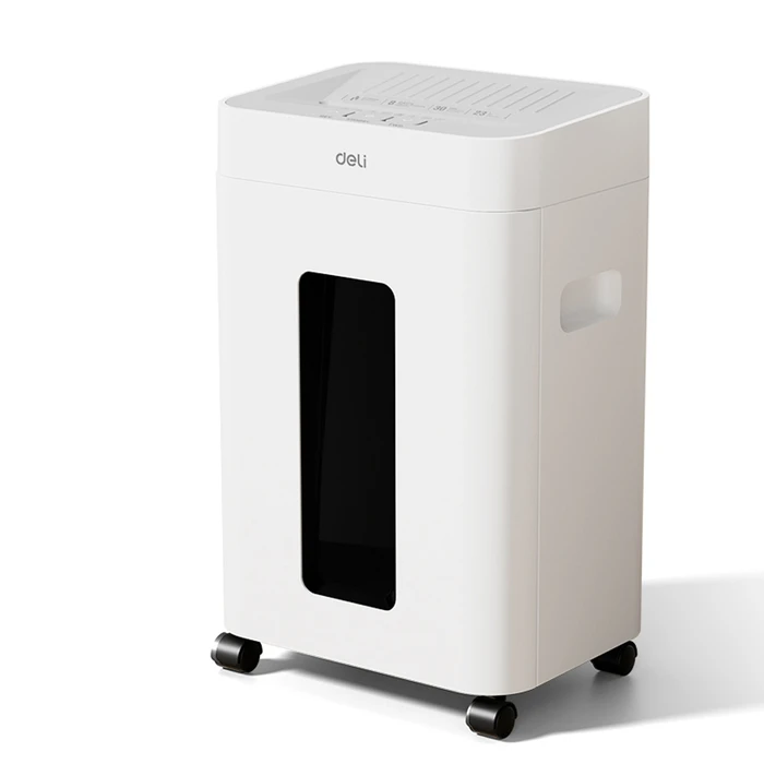 DELI Paper Shredder P5 Ultra Silence 23L White
