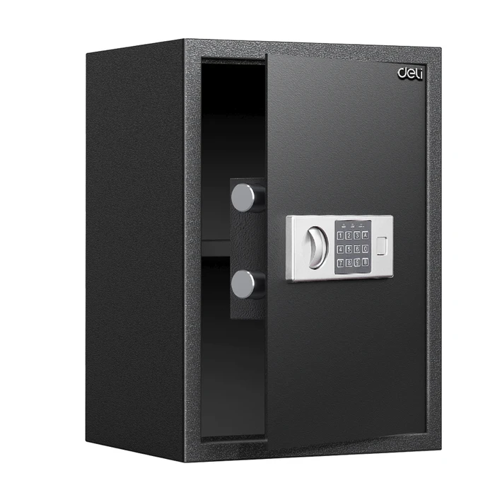 DELI 2 Way Digital Safe Full Steel Black