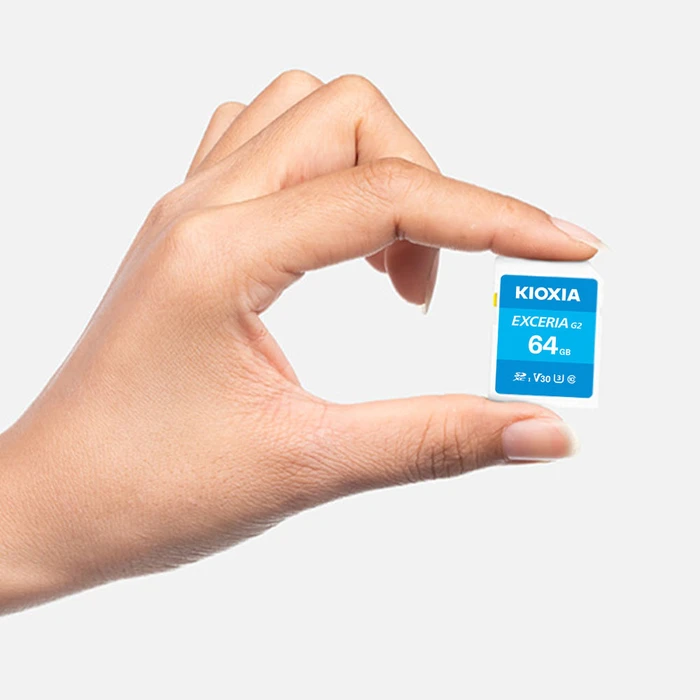 Κάρτα Μνήμης SD 64GB Kioxia EXCERIA UHS I GEN2 U3 V30